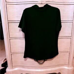 Classic Black Women's Short-Sleeve Top